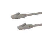 StarTech.com Câble réseau Cat6 Gigabit UTP sans crochet de 3m - Cordon Ethernet RJ45 anti-accroc - M/M - Gris