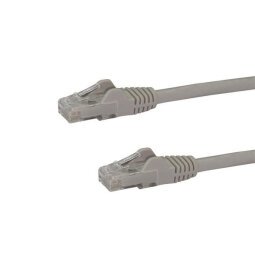 StarTech.com Câble réseau Cat6 Gigabit UTP sans crochet de 3m - Cordon Ethernet RJ45 anti-accroc - M/M - Gris