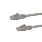 StarTech.com Câble réseau Cat6 Gigabit UTP sans crochet de 1m - Cordon Ethernet RJ45 anti-accroc - M/M - Gris