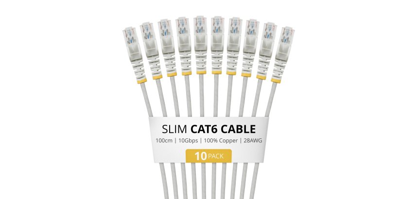 StarTech.com N6PAT100CMGRS10PK Netzwerkkabel Grau 1 m Cat6 U/UTP (UTP)