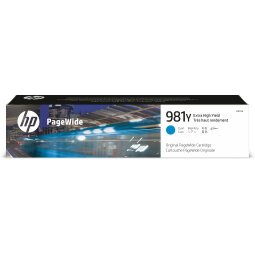 HP 981Y originele cyaan extra high-capacity PageWide cartridge