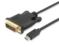Equip Cable USB-C a DVI-D Dual Link, M/M, 1,8 m