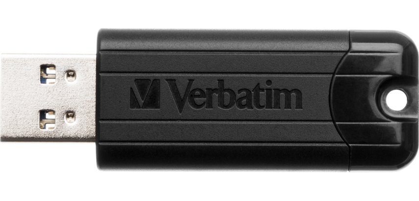 Verbatim clé USB PinStripe 32 Go Usb 3.0 (Usb-A) Noir