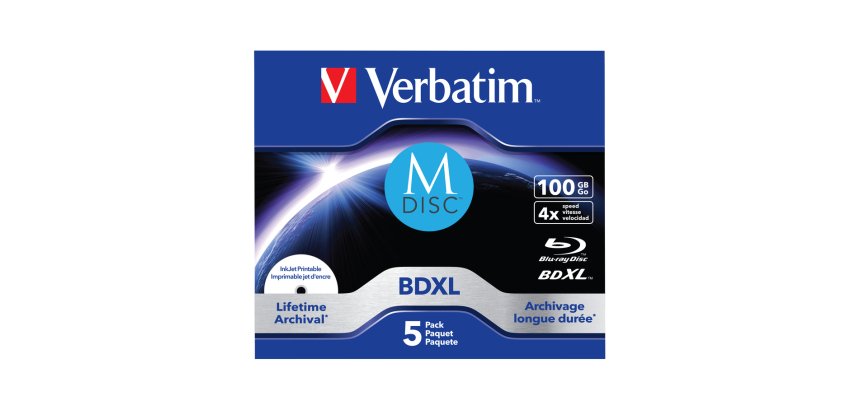 Verbatim 43834 disque vierge Blu-Ray BDXL 100 Go 5 pièce(s)