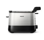 Philips Viva Collection Tostapane HD2639/90, 730W, 2 pinze, 7 livelli di tostatura, vassoio raccogli briciole