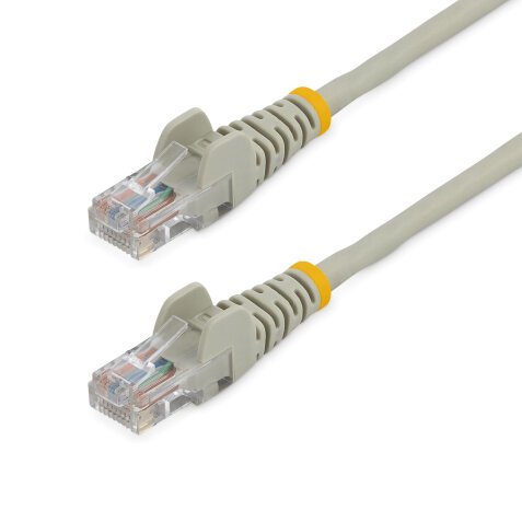 StarTech.com Cable de 2m Gris de Red Fast Ethernet Cat5e RJ45 sin Enganche - Cable Patch Snagless