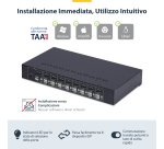 StarTech.com KVM Switch DisplayPort a 8 Porte con Kit Rack da 1U, 4K DP 1.2, hub USB a 4 Porte, Commutazione con Tasti a Scelta Rapida, Indipendente dal SO, TAA