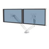 Bras porte-écran double Platinum Series Blanc 8056301