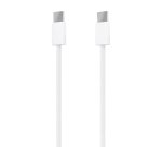 AISENS Cable USB 2.0 3A 60W Apple, tipo USB-C/M-USB-C/M, Blanco, 1.0m