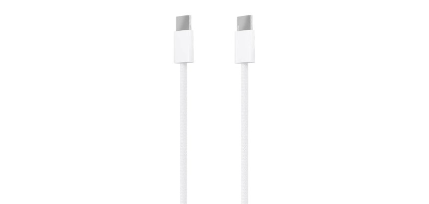 AISENS Cable USB 2.0 3A 60W Apple, tipo USB-C/M-USB-C/M, Blanco, 1.0m