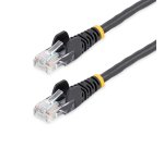 StarTech.com 45PAT5MBK cable de red Negro 5 m Cat5e U/UTP (UTP)