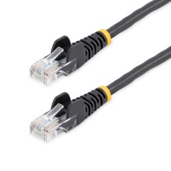 StarTech.com 45PAT5MBK cable de red Negro 5 m Cat5e U/UTP (UTP)