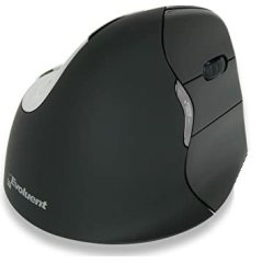 Bakker Elkhuizen Evoluent Vertical Mouse 4 - Maus - Bluetooth - Schwarz