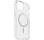 OtterBox Symmetry Series Clear pour MagSafe pour iPhone 15, Stardust (Clear Glitter)