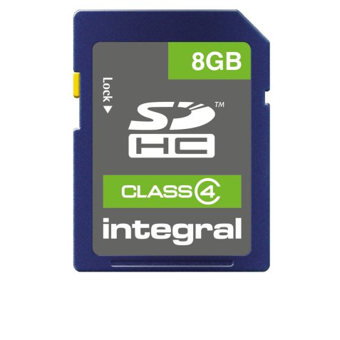 Integral 8GB SDHC CLASS 4 MEMORY CARD 8 Go SD UHS-I