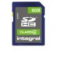 Integral 8GB SDHC CLASS 4 MEMORY CARD 8 Go SD UHS-I