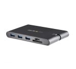 StarTech.com Adaptateur Multiport USB-C - Mini Dock USB Type C avec 4k HDMI ou 1080p VGA - 100W Power Delivery Passthrough, Hub 3x USB 3.0, GbE, SD & MicroSD - Station d'Accueil PC Portable