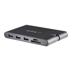 Replicador de Puertos USB-C para Portátiles - Docking Station USB Tipo C HDMI VGA GbE con Lector de Tarjetas SD - Win Mac