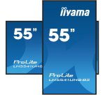 iiyama LH5541UHS-B2 Écran d'affichage dynamique En forme de kiosk 138,7 cm (54.6") LCD 500 cd/m² 4K Ultra HD Noir Intégré dans le processeur 24/7