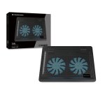 Conceptronic CNBCOOLPAD2F almohadilla fría 39,6 cm (15.6") 1000 RPM Negro