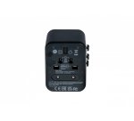 Verbatim 49544 adaptador de enchufe eléctrico Universal Negro