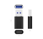AISENS Mini Adaptador USB 3.2 Gen2 / USB 2.0 3A, Tipo USB-C/H-A/M, Negro