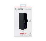 Celly PrestigeM custodia per cellulare 15,5 cm (6.1") Custodia a libro Nero