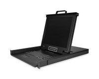 StarTech.com Console KVM à Montage Rack 8 Ports avec Câbles de 1,8m - Switch KVM Intégré avec Écran LCD 17" - Tiroir KVM LCD 1U Complet - KVM OSD - Durable 50,000 MTBF - Support USB + VGA - Clavier QWERTY