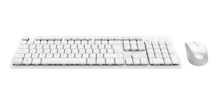 Trust Ody II tastiera Mouse incluso Casa/ufficio RF Wireless Italiano Bianco