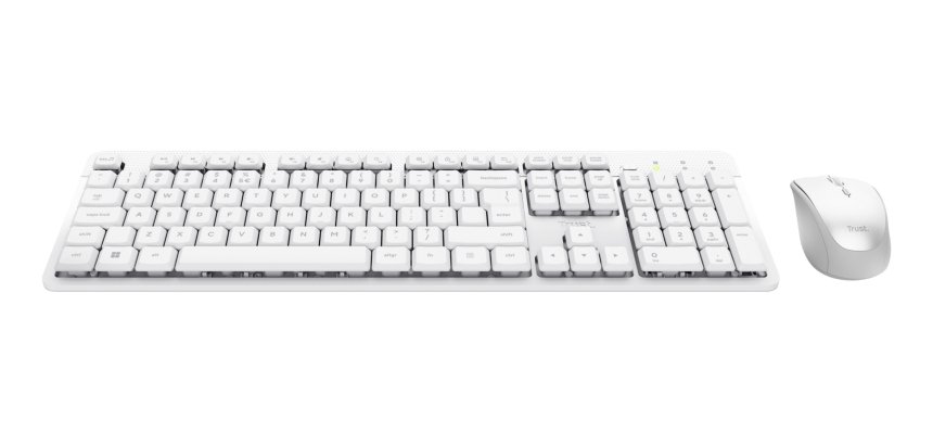 Trust Ody II tastiera Mouse incluso Casa/ufficio RF Wireless Italiano Bianco