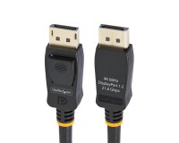 StarTech.com Câble DisplayPort Certifié VESA de 2m - Lot de 10 - Cordon DisplayPort 1.2 avec Loquets, 4K 60Hz UHD, Câble DP à DP pour Moniteur, Connecteurs DP à Loquets
