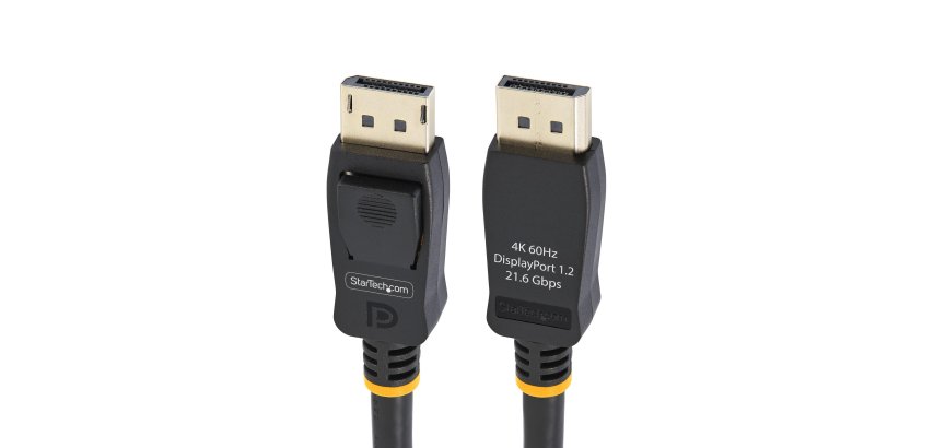 StarTech.com 2m (6.6ft) VESA Certified DisplayPort Cable - 10 Pack - DisplayPort 1.2 Cord with Latches, 4K 60Hz UHD, DP to DP Cable for Monitor, Latching DP Connectors