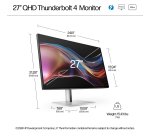 HP Series 7 Pro 27 inch QHD Thunderbolt 4 Monitor - 727pu