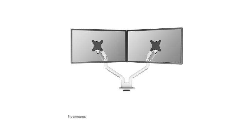 Neomounts DS70S-950WH2 Support d'écran à fixer 17-35" - ressort à gaz - Topfix - arrêt 180°