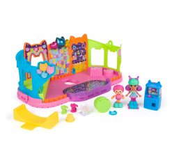 Gabby's Dollhouse , Party Room Playset with Exclusive Toy Figures, Dollhouse Furniture, Accessories & Fidget Play, Kids Toys for Girls and Boys Ages 3+