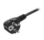 StarTech.com Cable de 2m de Alimentación para Ordenador, 18AWG, EU Schuko a C13, 10A 250V, Negro, Cable de Repuesto, Cable de Corriente para PC, Cable para Monitor, UL, Cable para Europa