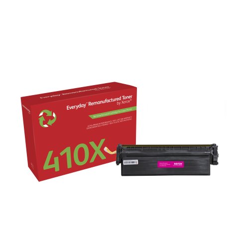 Tóner Everyday™ Magenta remanufacturado de Xerox es compatible con HP 410X (CF413X), Capacidad alta