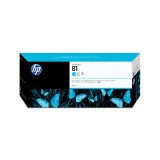 HP 81 cartouche d'encre cyan 680 ml