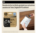 HP Cartucho de Tinta Original EvoMore 924e negra