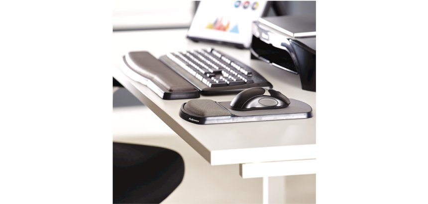 Tapis de souris avec repose-poignet hauteur ajustable Fellowes