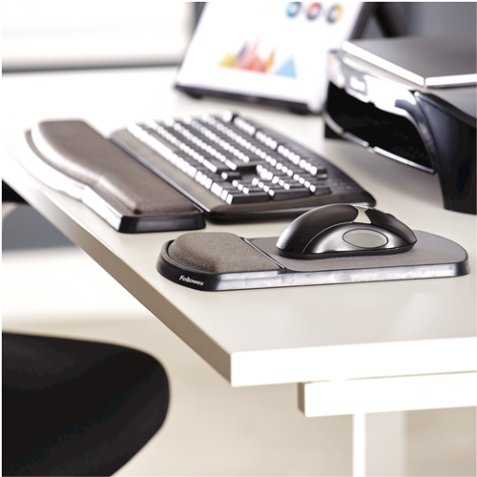 Tapis de souris avec repose-poignet hauteur ajustable Fellowes