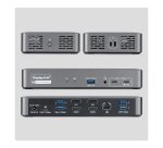 StarTech.com USB-C-Dockingstation für zwei Bildschirme, 4K 60Hz, HDMI oder DisplayPort, Laptop-Ladung 96W, Gigabit-Ethernet, Intelligente Universelle Dock für Windows und macOS
