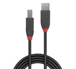Lindy Câble USB 2.0 type A vers B, Anthra Line, 0.5m