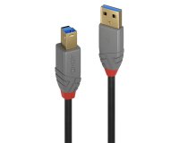 Lindy Câble USB 3.2 Type A vers B, 5Gbit/s, Anthra Line, 5m