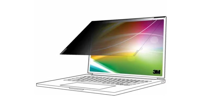 3M BP150C3E filtre anti-reflets pour écran et filtre de confidentialité 38,1 cm (15") Ordinateur portable Filtre de confidentialité sans bords pour ordinateur