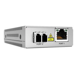 Allied Telesis AT-MMC2000LX/LC-TAA-60 network media converter 1000 Mbit/s 1310 nm Single-mode Grey