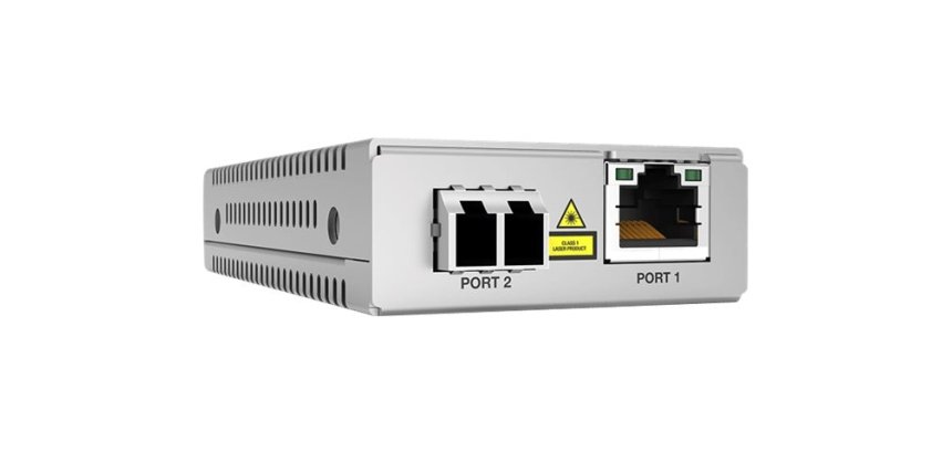 Allied Telesis AT-MMC2000LX/LC-TAA-60 network media converter 1000 Mbit/s 1310 nm Single-mode Grey