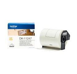 Brother DK-11247 nastro per etichettatrice Nero su bianco