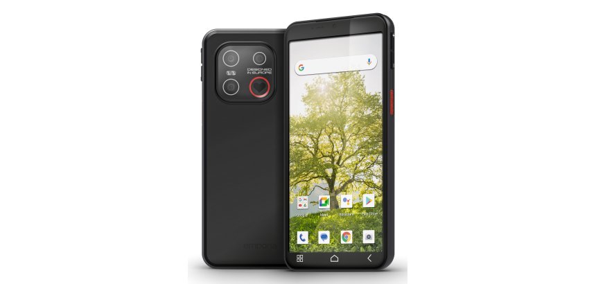 Emporia emporiaSMART.ME7 13,8 cm (5.45") SIM unique Android 15 4G USB Type-C 6 Go 128 Go 3500 mAh Noir