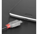 Lindy Câble USB 2.0 Type C vers Micro-B, Anthra Line, 2m